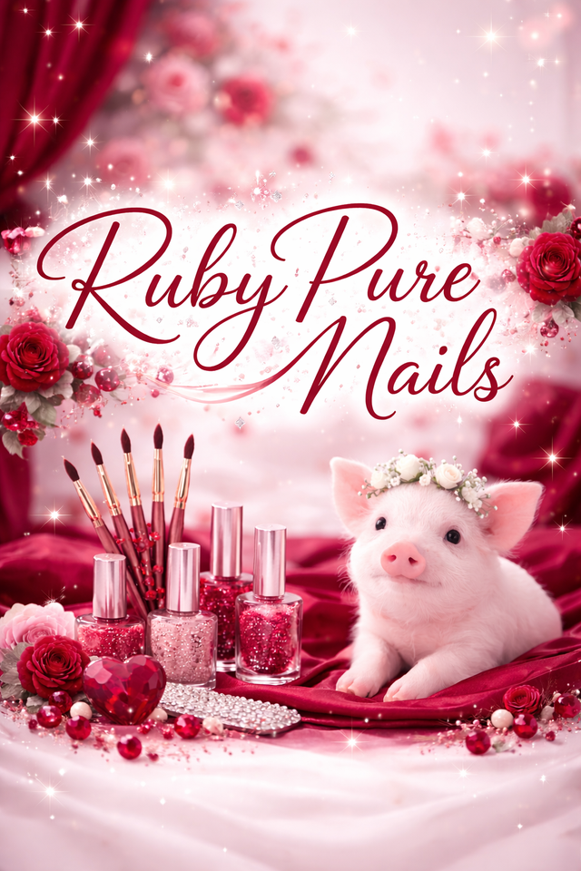 RubyPureNails malacos körmös banner
